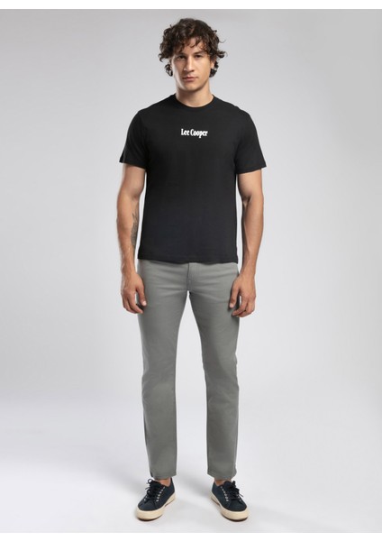 Yuvarlak Yaka Siyah Erkek T-Shirt 252 Lcm 242056 Pıo Siyah