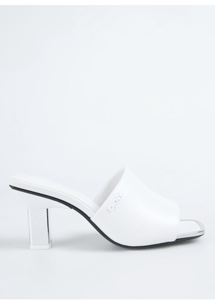 Deri Beyaz Kadın Sandalet K1599369