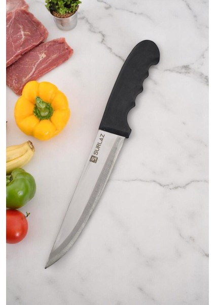 Özel Tasarım Mutfak Bıçak Seti, Paslanmaz Çelik, 28 cm, Dilimleme Aracı