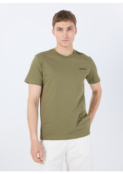 Yeşil Erkek T-Shirt KM0KM01146LB6