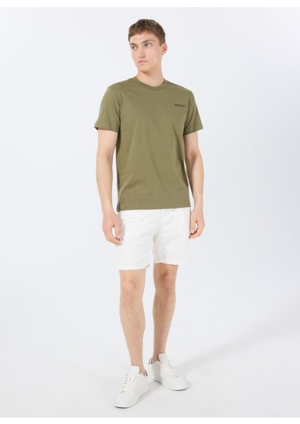 Yeşil Erkek T-Shirt KM0KM01146LB6 fiyatları