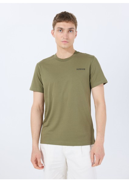 Yeşil Erkek T-Shirt KM0KM01146LB6 modelleri