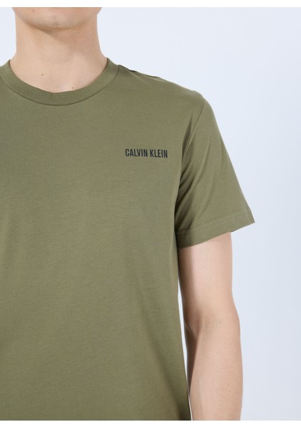 Yeşil Erkek T-Shirt KM0KM01146LB6 fırsatları