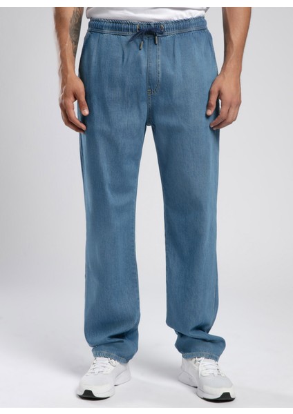 Lastikli Bel Straight Erkek Denim Pantolon 252 Lcm 121066 Loose Myles Lıght fiyatları
