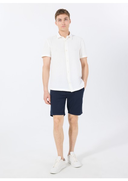 Slim Fit Lacivert Erkek Şort M5GD13WH4BAG7V2 Angels Chıno Short fiyatları