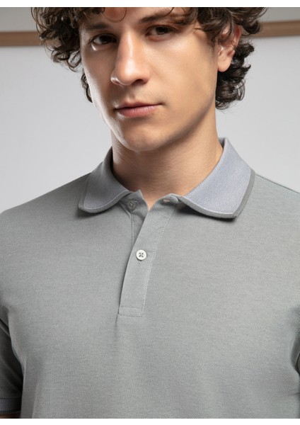Gri Erkek Polo T-Shirt 252 Lcm 242016 Rasco Gri modelleri
