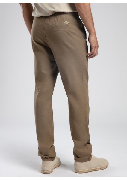 Normal Bel Regular Straight Deve Tüyü Erkek Chino Pantolon 252 Lcm 221003 New Beach Camel modelleri