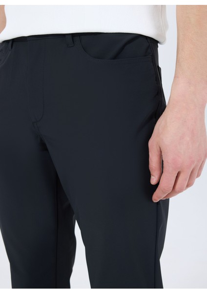 Gmg Fırenze Normal Bel Normal Paça Slim Fit Siyah Erkek Pantolon GU25MSS01210