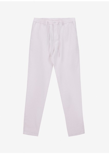 Gmg Fırenze Lastikli Bel Normal Paça Slim Fit Açık Gri Erkek Pantolon GU25MSS01022