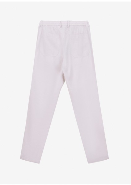 Gmg Fırenze Lastikli Bel Normal Paça Slim Fit Açık Gri Erkek Pantolon GU25MSS01022