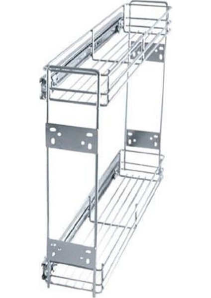 14cm Mavi Yandan Teleskopik Raylı Tezgah Altı Şişelik Yağdanlık Deterjanlık fiyatları