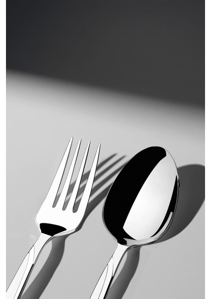 Şık 6 Kişilik 30 Parça Çatal Kaşık Seti, Gümüş Renk, Zarif ve Kullanışlı Tasarım fiyatları