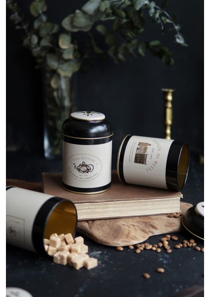 3'lü Metal Saklama Kabı Seti, 9 Cm, Mavi, Dayıklı ve Şık Tasarım