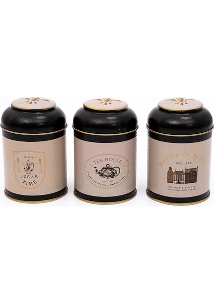 3'lü Metal Saklama Kabı Seti, 9 Cm, Mavi, Dayıklı ve Şık Tasarım fiyatları