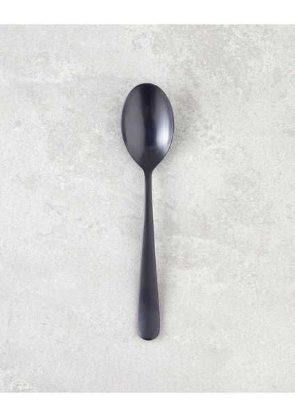 Şık 18 Parça Paslanmaz Çelik Çatal Kaşık Bıçak Takımı, 6 Kişilik Siyah Renk modelleri