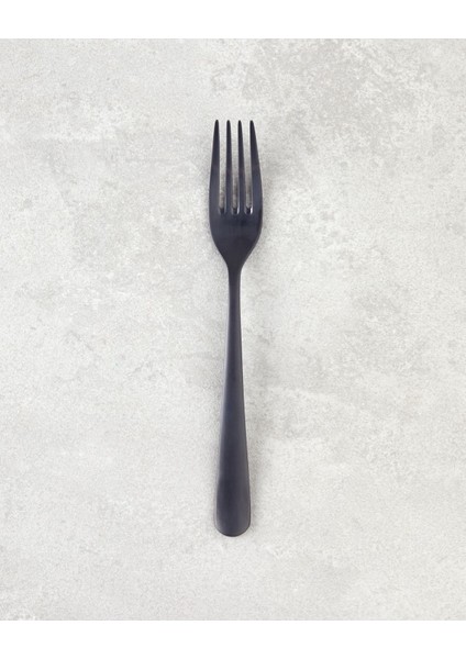 Şık 18 Parça Paslanmaz Çelik Çatal Kaşık Bıçak Takımı, 6 Kişilik Siyah Renk fırsatları