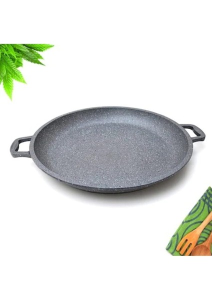 36 cm döküm granit gözleme tava, yapışmaz taban, dayanıklı ve şık tasarım fiyatları