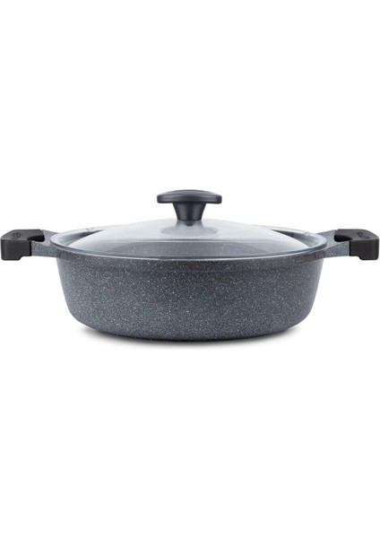Gri Karnıyarık Tenceresi, Yapışmaz, Granit Dış ve İç, 26 cm, Dayanıklı ve Şık Tasarım fiyatları