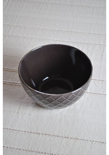 Kahverengi 14cm Meyve ve Salata Kasesi, 250-499 ml, dayanıklı ve şık tasarım