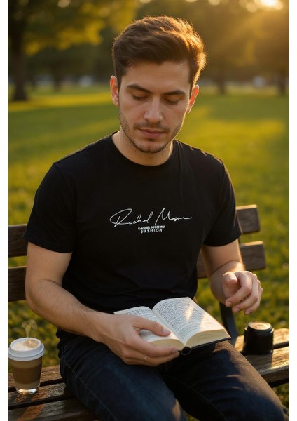 Erkek Slim Fit Enjeksiyon Baskılı Pamuklu T-Shirt fiyatları