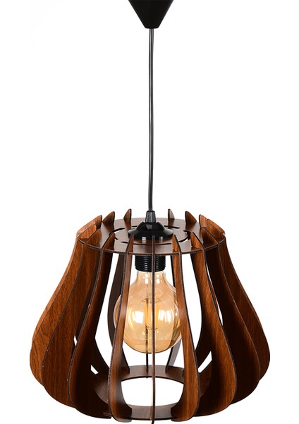 DekorSaat Sarkıt Lal - Ceviz