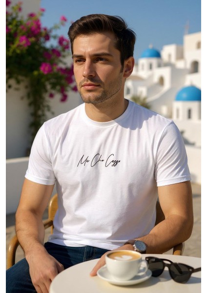 Erkek Slim Fit Enjeksiyon Baskılı Pamuklu T-Shirt fırsatları