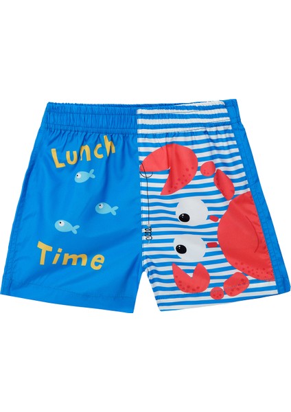 Uv Korumalı Erkek Bebek Deniz Şortu Havuz Şortu 5120 Yengeç MAVI02 fırsatları