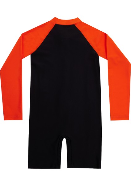 Uv Korumalı Uzun Kollu Şortlu Tulum Bebek Yüzücü Mayo 5236 Siyah fiyatları