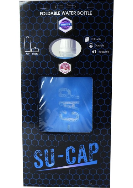Katlanabilir Mavi Su Şişesi, Hafif, Pratik, 0,47 L, Plastik, Taşıma Kolaylığı fiyatları