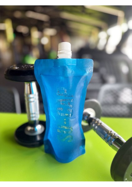 Katlanabilir Mavi Su Şişesi, Hafif, Pratik, 0,47 L, Plastik, Taşıma Kolaylığı fırsatları