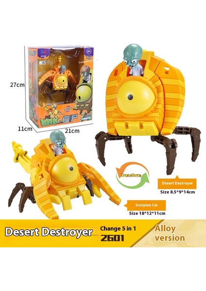 Transformers Zombies Oyuncakları Alaşım Hopper Robot Patchwork Mecha Boos 5'i 1 Arada (Yurt Dışından)