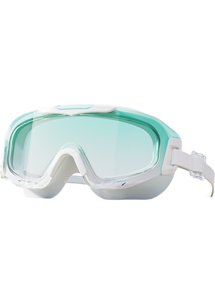 Hd Buğu Önleyici Su Geçirmez Büyük Çerçeve Yüzme Gözlüğü Yetişkin Dalış Özel Yüzme Şapkası (Yurt Dışından)