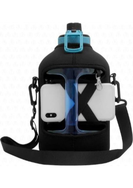 2.5L Mavi Plastik Su Matara, Motivasyonel Tasarım, Sağlıklı ve Hafif Suluk modelleri