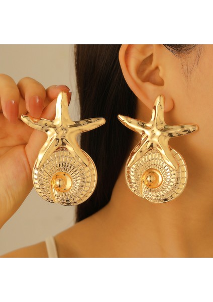 Takılar Küpeler Kadın Atılı Küpeler (Yurt Dışından)