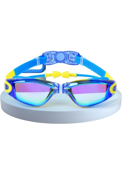 Su Geçirmez Buğu Önleyici Çocuk 3-15 Yaş Yüzme Gözlükleri Yüzmeyi Öğrenme Gözlükleri (Yurt Dışından)