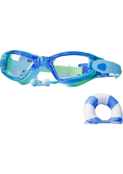 Su Geçirmez Buğu Önleyici Çocuk 3-15 Yaş Yüzme Gözlükleri Yüzmeyi Öğrenme Gözlükleri (Yurt Dışından)