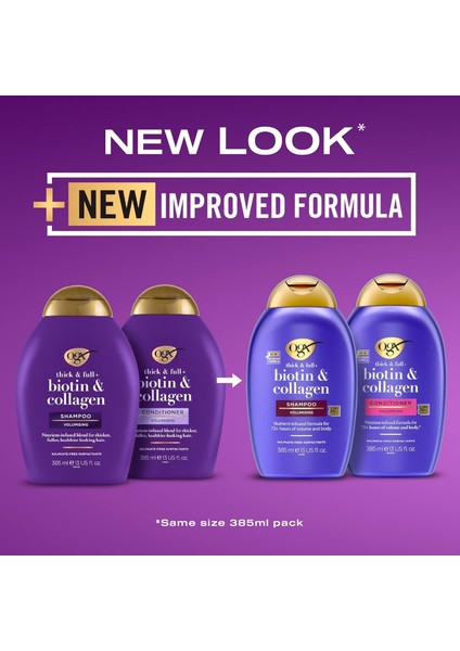 Dolgunlaştırıcı Biotin & Kolajen Saç Bakım Kremi Yeni Ph Dengeli Formül 385ML modelleri