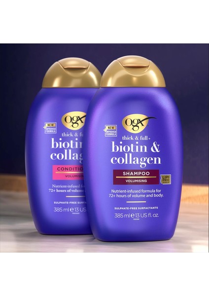 Dolgunlaştırıcı Biotin & Kolajen Saç Bakım Kremi Yeni Ph Dengeli Formül 385ML indirimleri