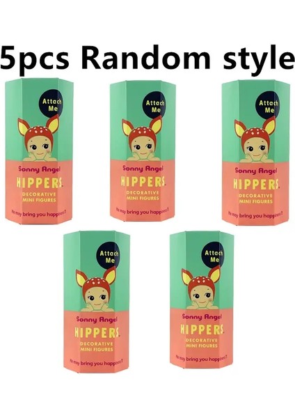 Sonny Angel Hippers Hayvan ve Okyanus Kutu Serisi Şifa Moda Araba Telefon Aksesuarları Çocuk Oyuncakları Noel Leri Dw 5pcs (Yurt Dışından)