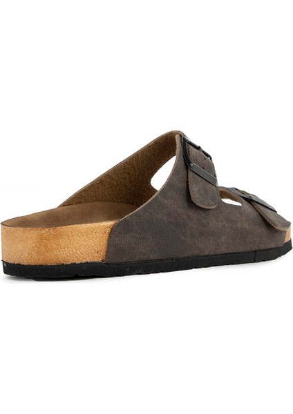 LENS Erkek Terlik Kahve Nubuk fiyatları