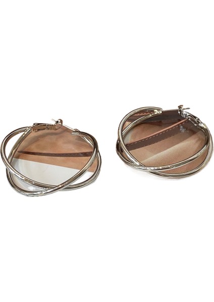 Niş Mizaç Metal Küpe Trendi Yüz Eşleşen Tasarım Kişilik Küpeleri (Yurt Dışından)