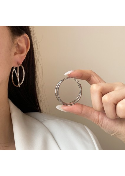 Niş Mizaç Metal Küpe Trendi Yüz Eşleşen Tasarım Kişilik Küpeleri (Yurt Dışından) fiyatları