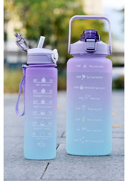 Çiftli spor su şişesi, 2L ve 900ml, renkli, , pratik tasarım modelleri