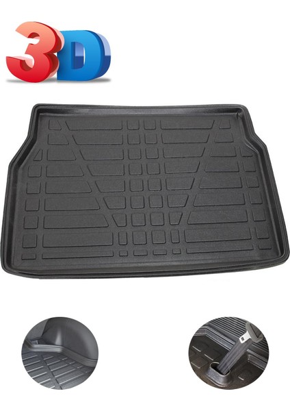 Chery Tiggo 7 Pro 2023+ Uyumlu Lıner Araca Özel 3D Bagaj Havuzu - Tiggo 7