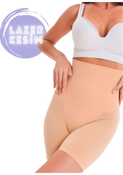 Dikişsiz, lazer kesim, spor kısa korse, ince ve rahat ten rengi model fiyatları