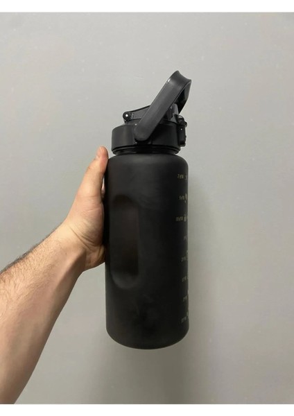 2L Siyah Spor Su Şişesi, BPA İçermez, Hafif ve , Tritan, Salonda Kullanım fiyatları