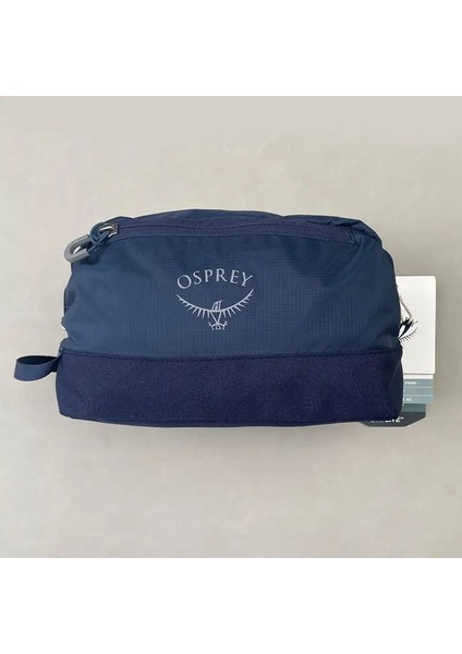 Su Geçirmez, Büyük Kapasiteli, Hafif ve Organize Edilmesi Kolay Osprey Tuvalet Çantası, Yürüyüş Çantası, Makyaj Çantası, Katlanabilir Depolama Torbası: Koyu Mavi (Yurt Dışından)