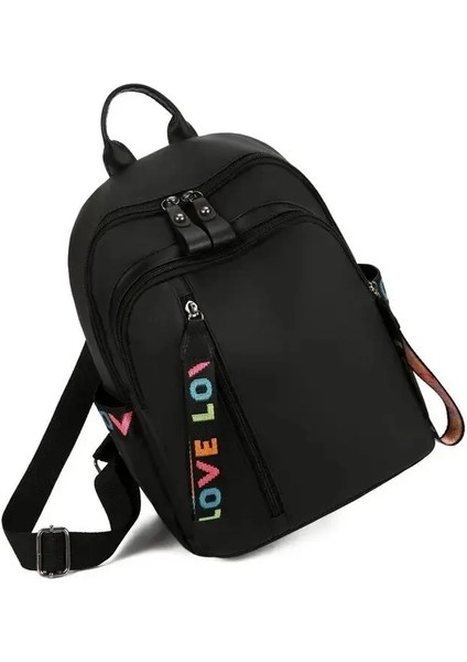 Moda Oxford Bezi Sırt Çantası Hafif Şebeke Açık Büyük Kapasiteli Seyahat Çantası Kolej Tarzı Backpackcolor: Siyah (Yurt Dışından)