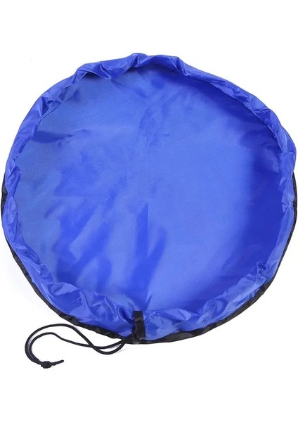 Çocuk Oyuncak Yastık Oyuncak Depolama Çantası Büyük Temiz Organizatör Oyun Padü Dalı Yapı Taşı Oyuncak Depolama Çantası Açık Matsinize: Çap 150CM/RENK: Mavi (Yurt Dışından)