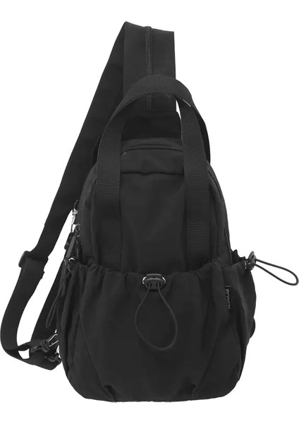 Yeni Boş Zaman Göğüs Torbası Sırt Çantası, Işe Gidip Gelen Erkekler ve Kadınlar Için, Açık Hava Sporu Çapraz Çantası, Büyük Kapasiteli Bisiklet Backpackcolor: Bej (Yurt Dışından)